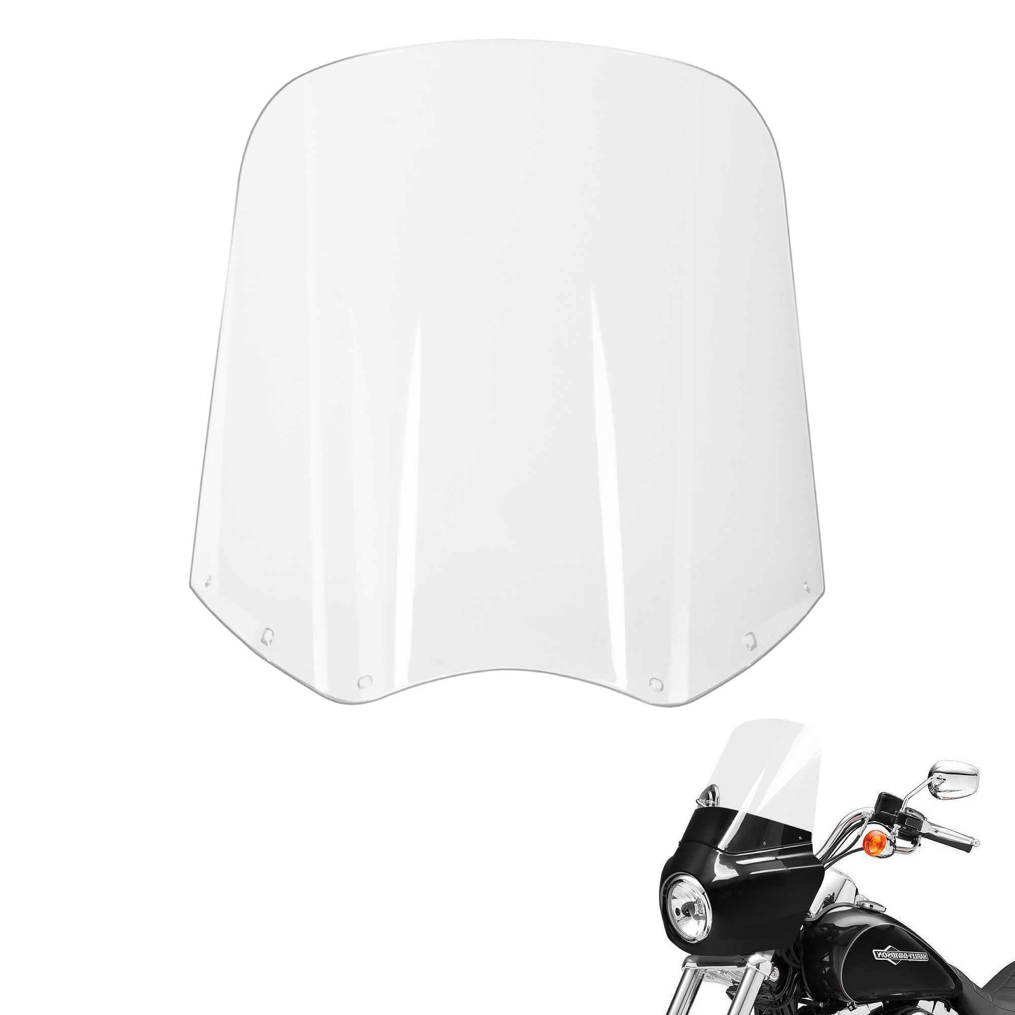 Krator 15" Replacement Motorcycle Windshield