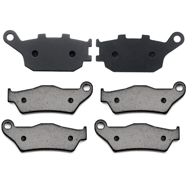 KMG Front + Rear Brake Pads Compatible with 1994-1995 Honda CB 1000