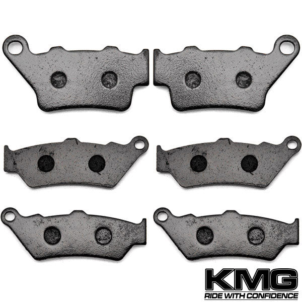 2008-2010 BMW F 800 GS Front + Rear Non-Metallic Organic NAO Brake Pads