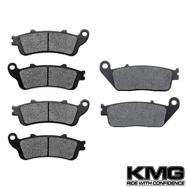 2008-2009 Victory Vision Street Front + Rear Non-Metallic Organic NAO Brake Pads Set
