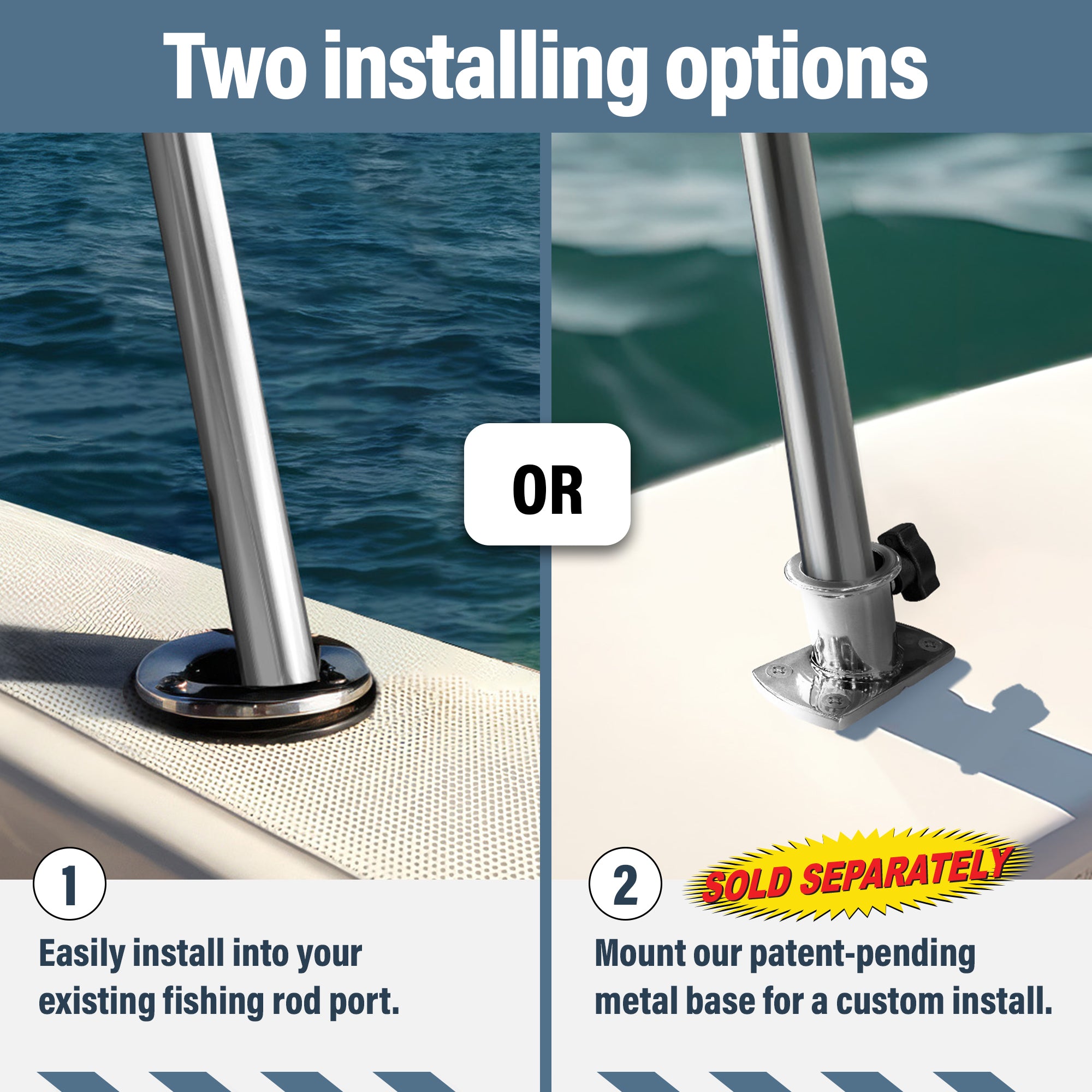 KNOX Universal T-Top Shade Extension for Bimini Tops for Boats