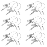 Quick Release Pin for Bimini Top Boats 0.25" Diameter w/Drop Cam & Spring 6-Pack