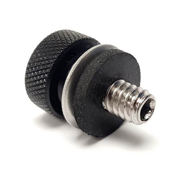 Black Seat Bolt Screw for Harley Davidson Motorcycles Knurled Seat Cover Bolt