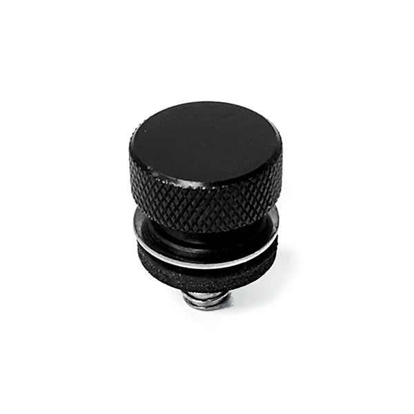Black Seat Bolt Screw for Harley Davidson Motorcycles Knurled Seat Cover Bolt