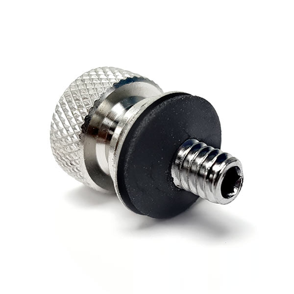 Silver Seat Bolt Screw for Harley Davidson Motorcycles Knurled Seat Cover Bolt