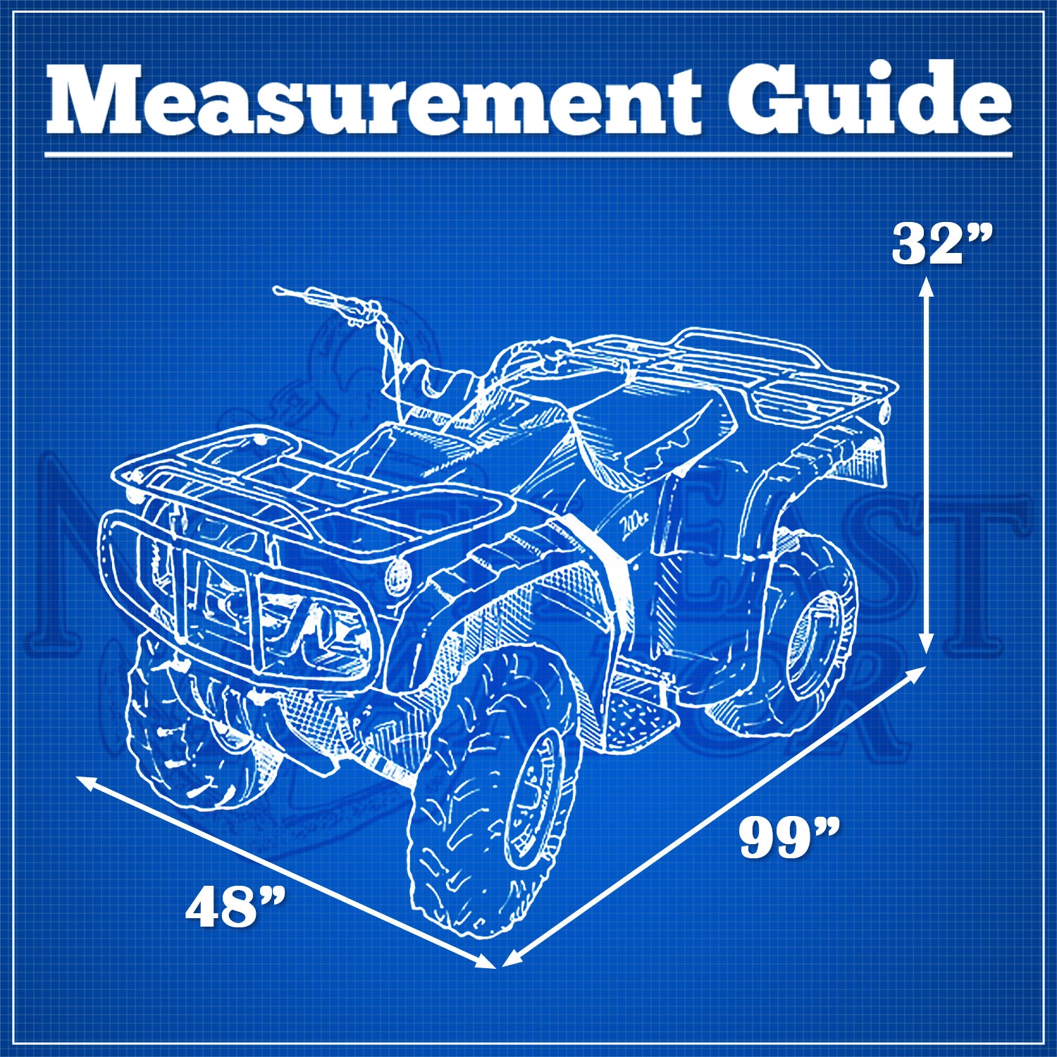 North East Harbor Heavy Duty ATV Cover 99"