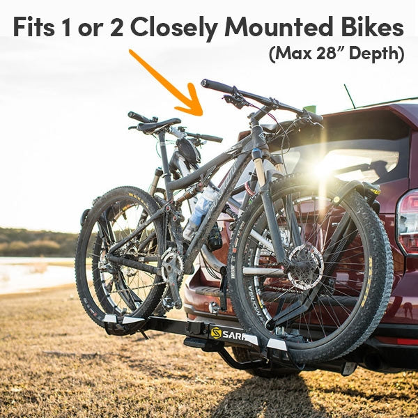 Deluxe Bike Rack Cover Hitch Mounted SUV Truck RV Hanging Racks, Covers 1 Full Size Bicycle (Or 2 Closely Mounted Bikes)