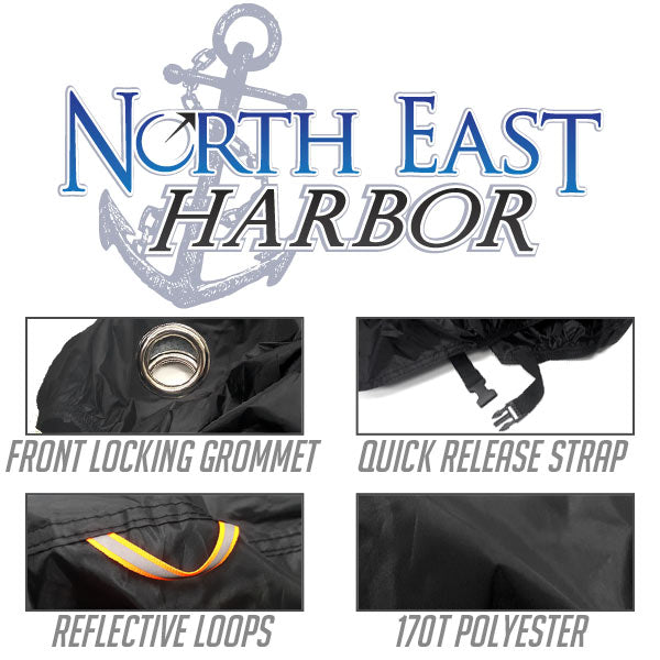 Deluxe Single Bike Cover Waterproof Outdoor Travel Storage Cover for 1x Bicycle