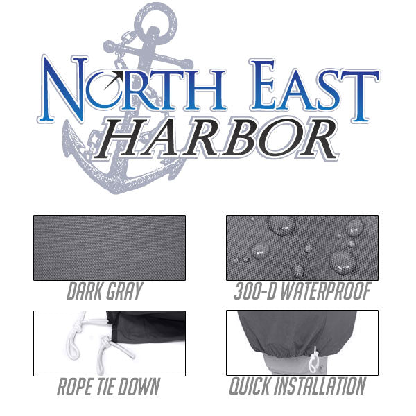 North East Harbor Trailerable Outboard Boat Motor Engine Cover 25-300HP