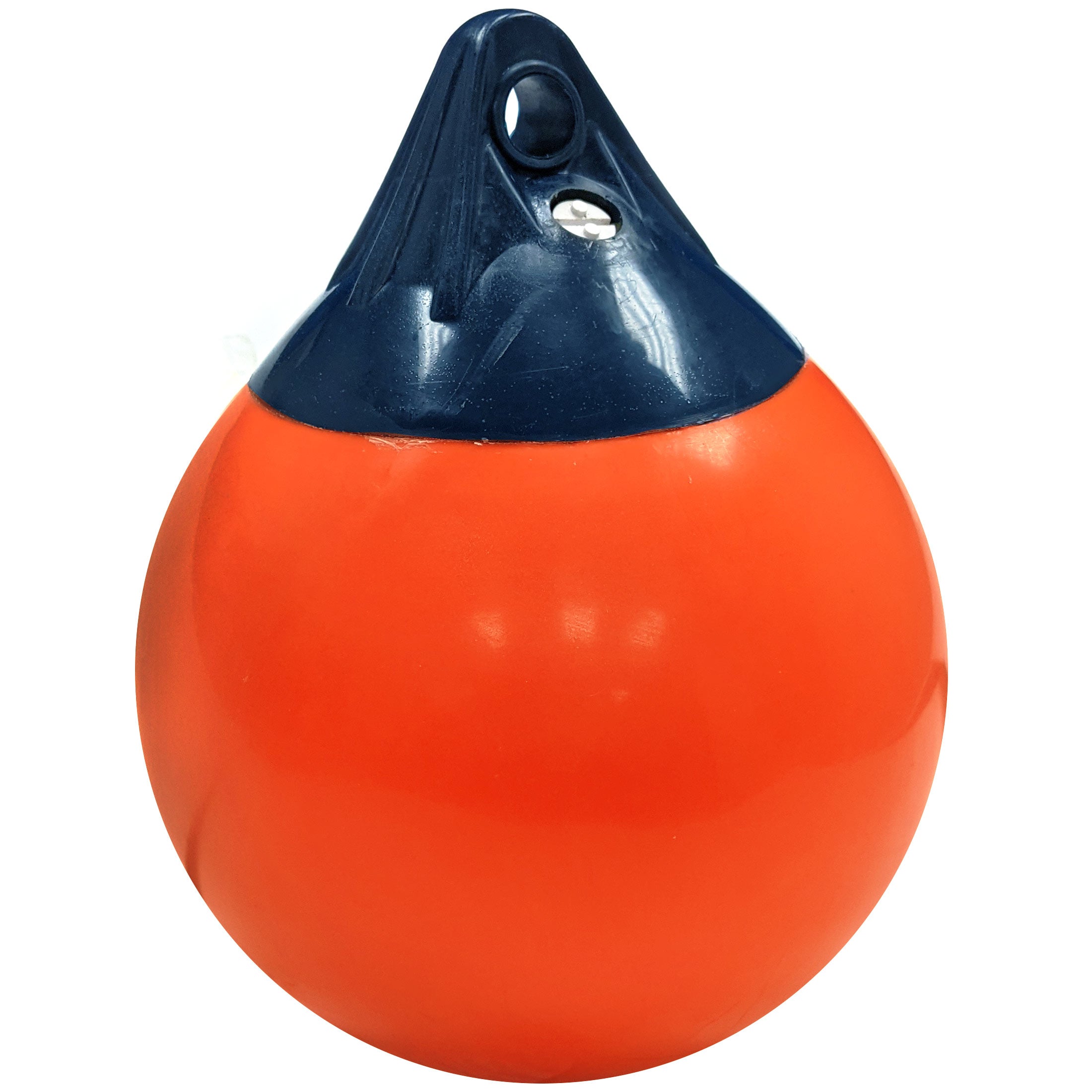 Heavy-Duty Vinyl Buoy Boat Fender- For Mooring, Anchoring, Marking - 8" Diameter