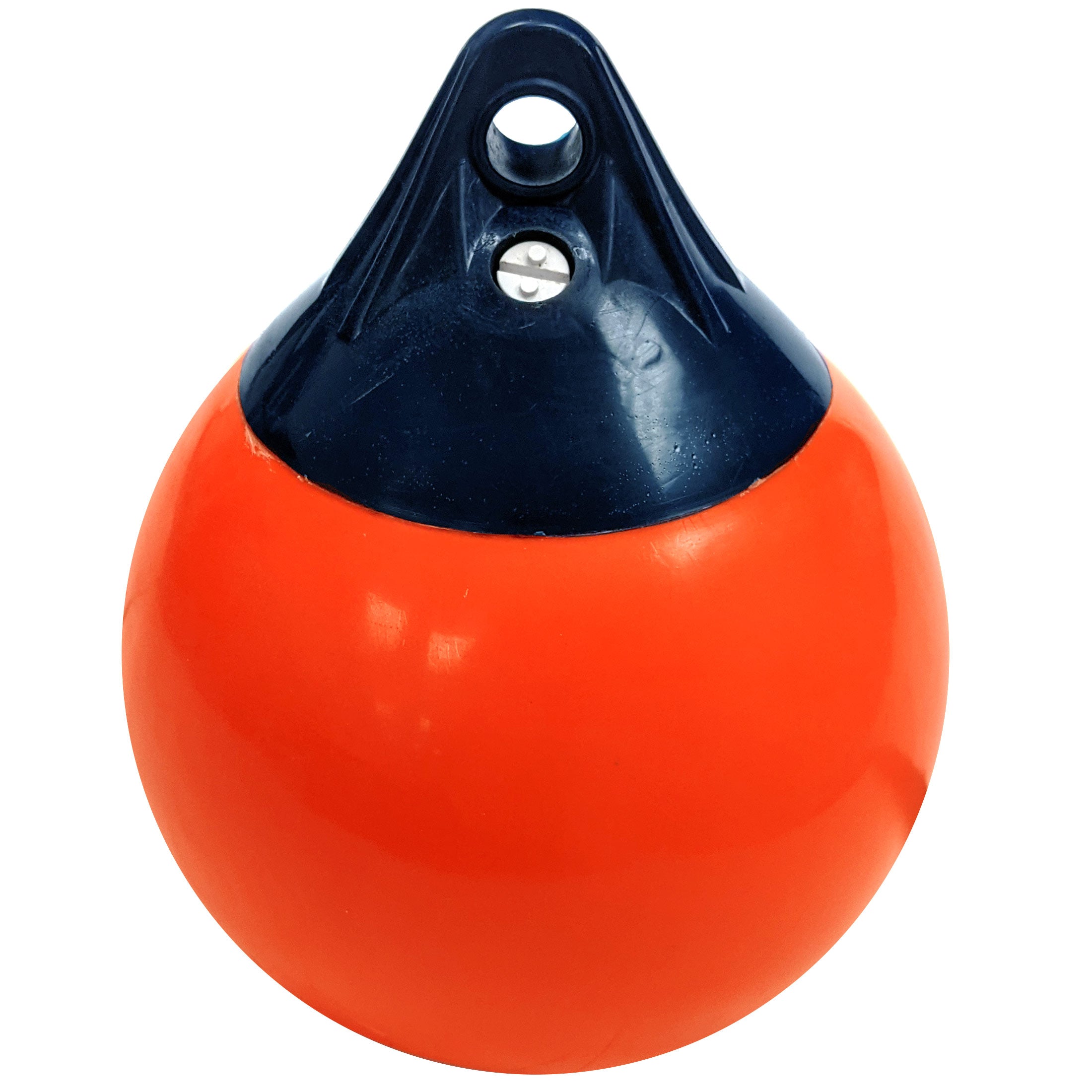 Heavy-Duty Vinyl Buoy Boat Fender- For Mooring, Anchoring, Marking - 8" Diameter