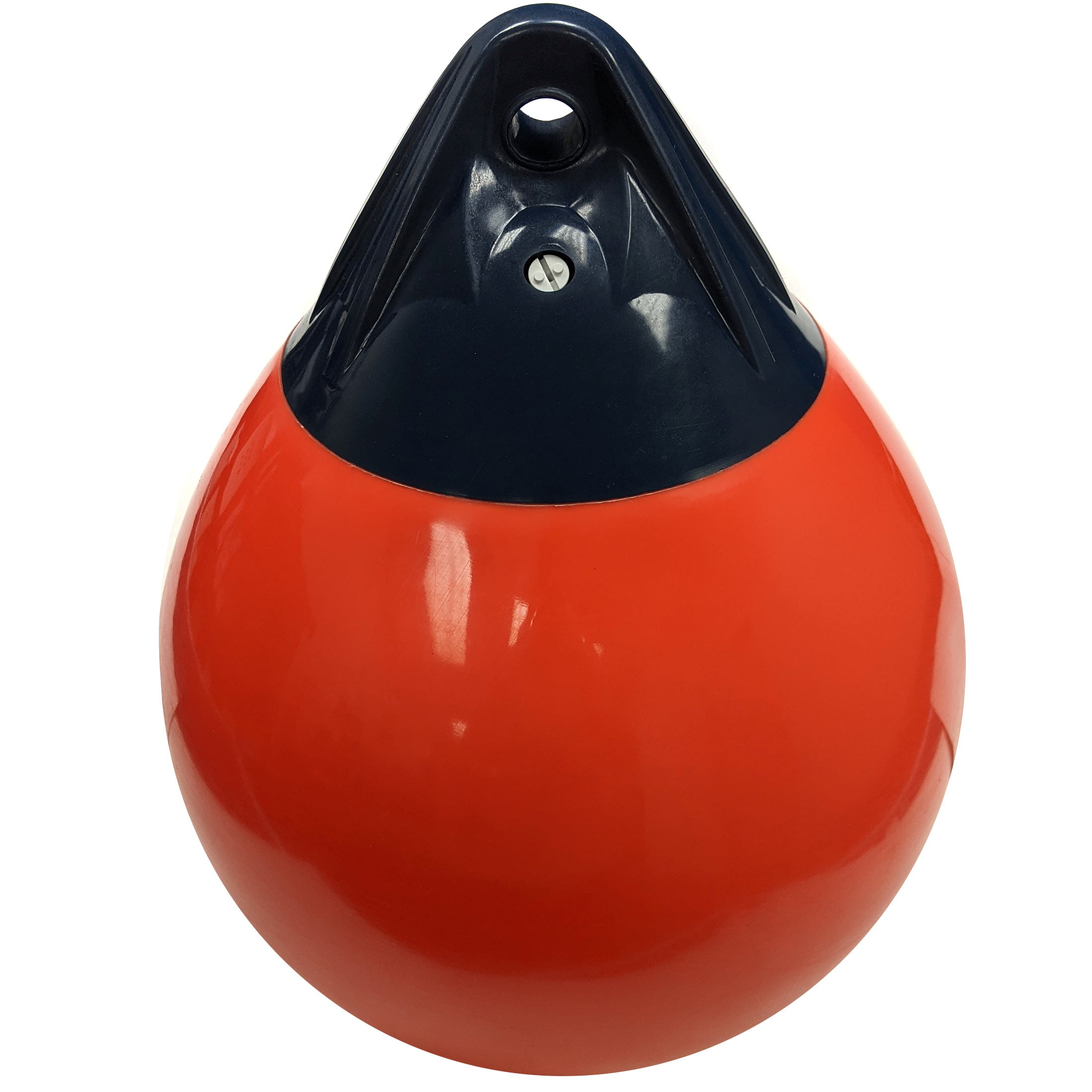 Heavy-Duty Vinyl Buoy Boat Fender- For Mooring, Anchoring, Marking- 18" Diameter