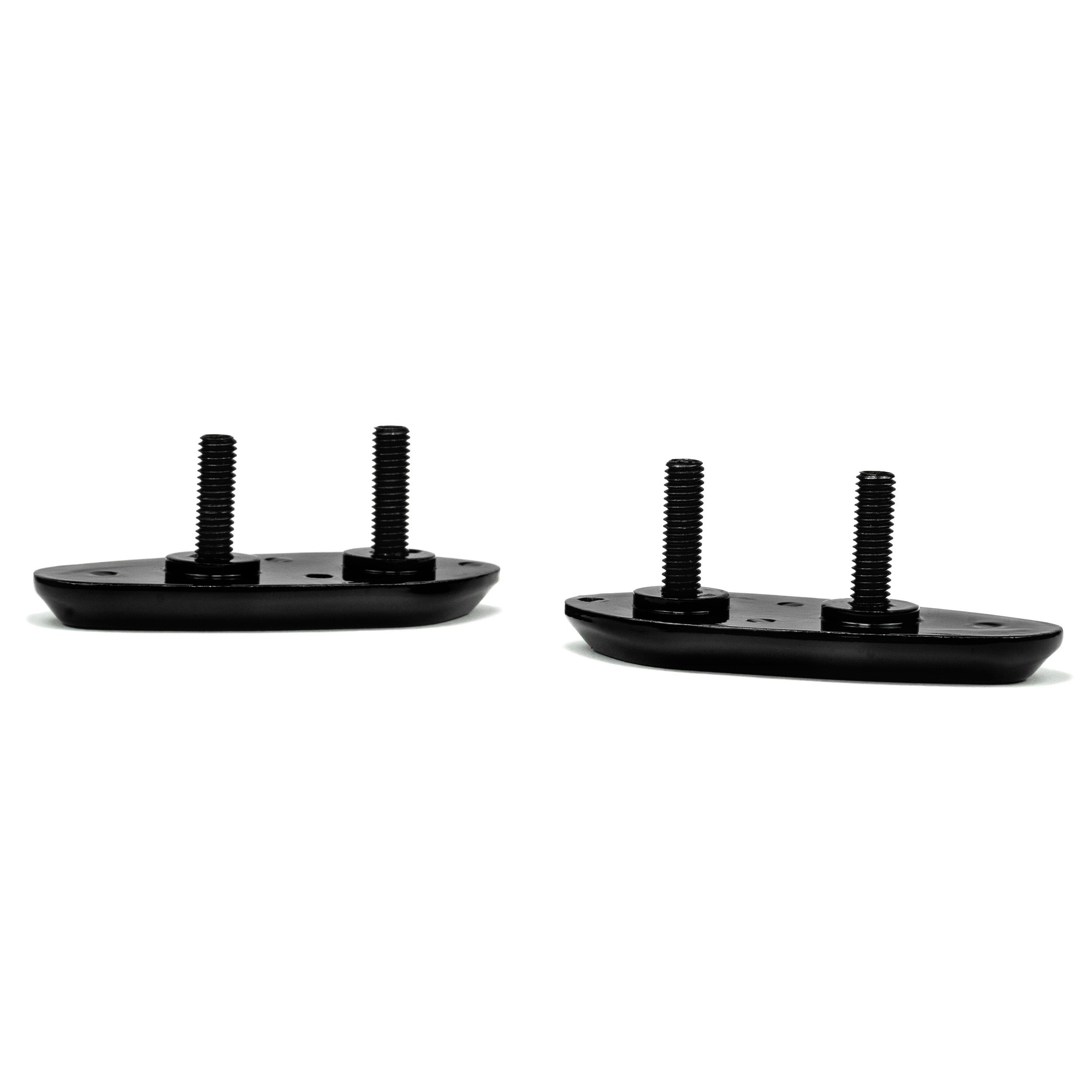 Yamaha YZF R1 Mirror Block Off Plates Logo Engraved Black Set (2000-2008)