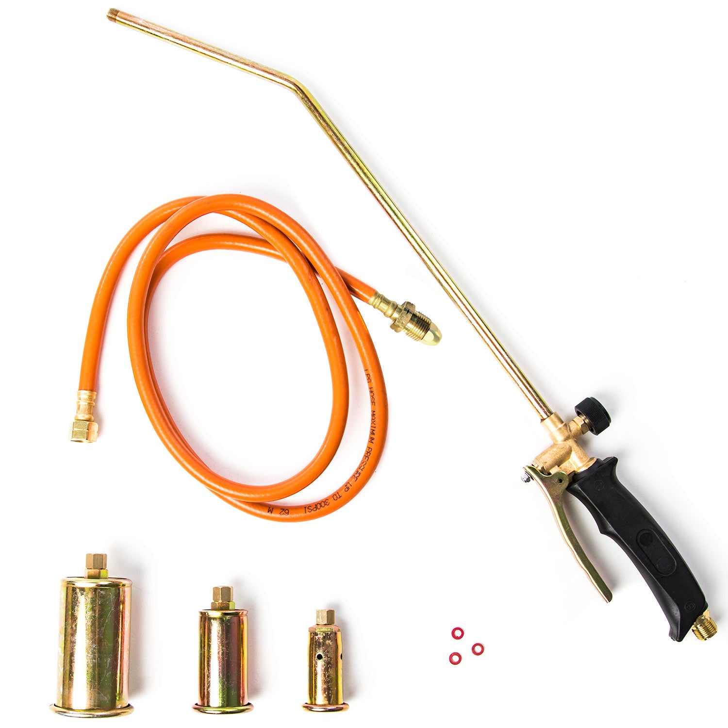 NEW Portable Propane Torch Weed Burner Fire Starter Ice Melter Melting w Nozzles