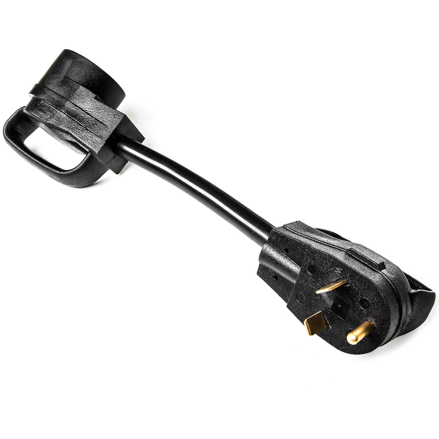 RV Dogbone Electrical Adapter 12'' - NEMA TT-30 Male to 14-50 Female 125V 3750W