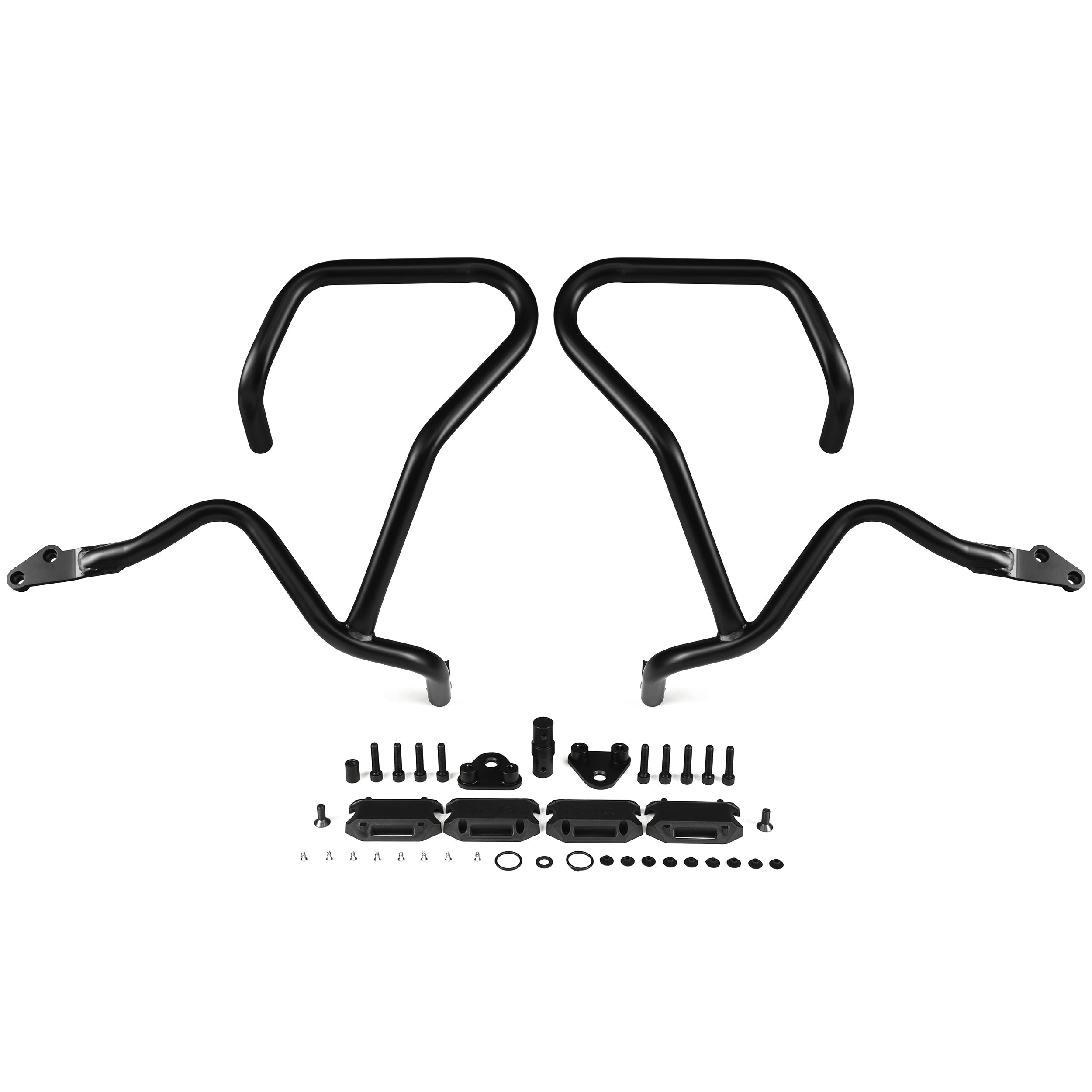 Engine Guard, Black, Highway Crash Bar For Kawasaki 2004-2008 KLV 1000, Suzuki 2002-2016 V-Strom 1000/DL1000