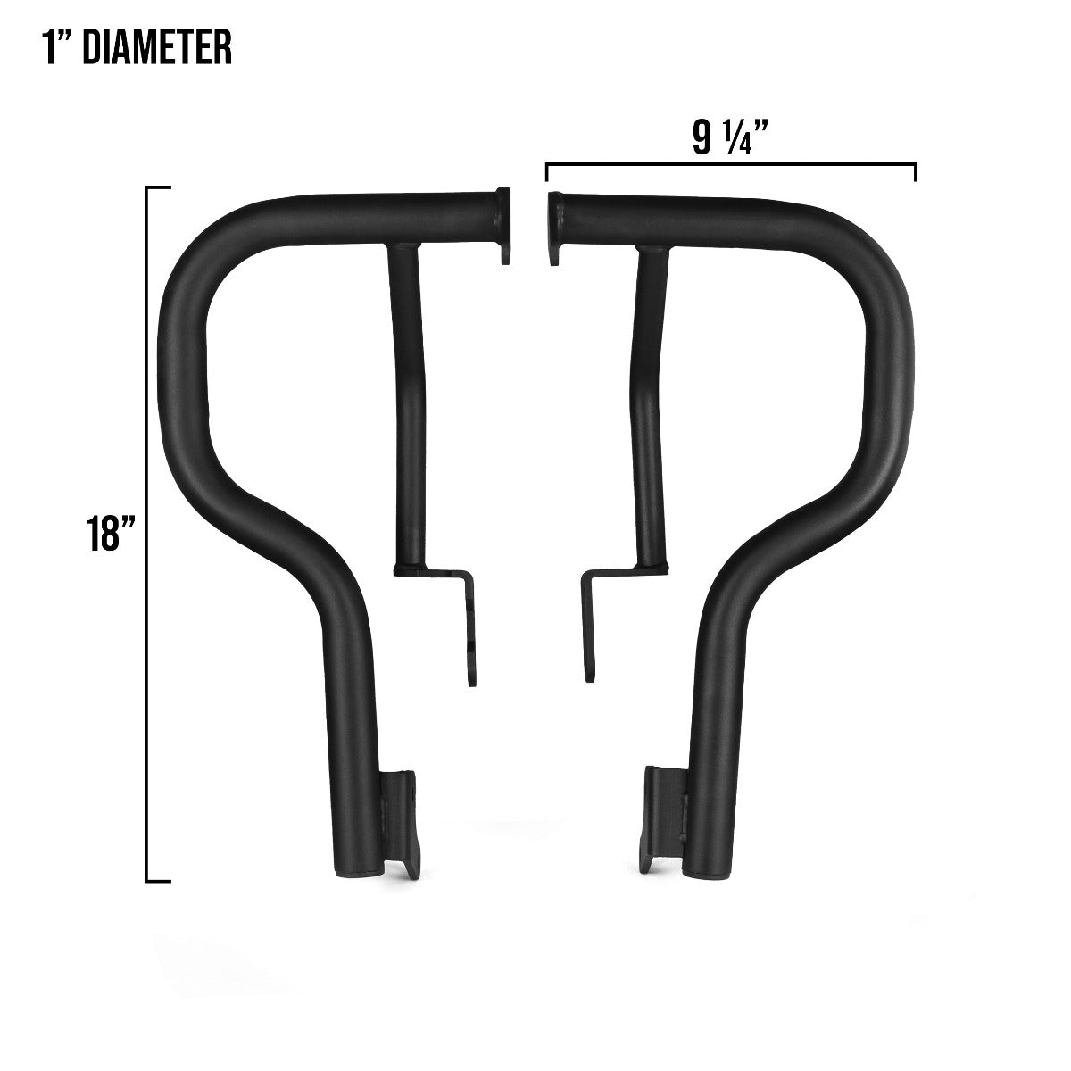 Engine Guard, Black, Highway Crash Bar Compatible with 2015-2022 Kawasaki Vulcan S/SE/Caf�� EN650