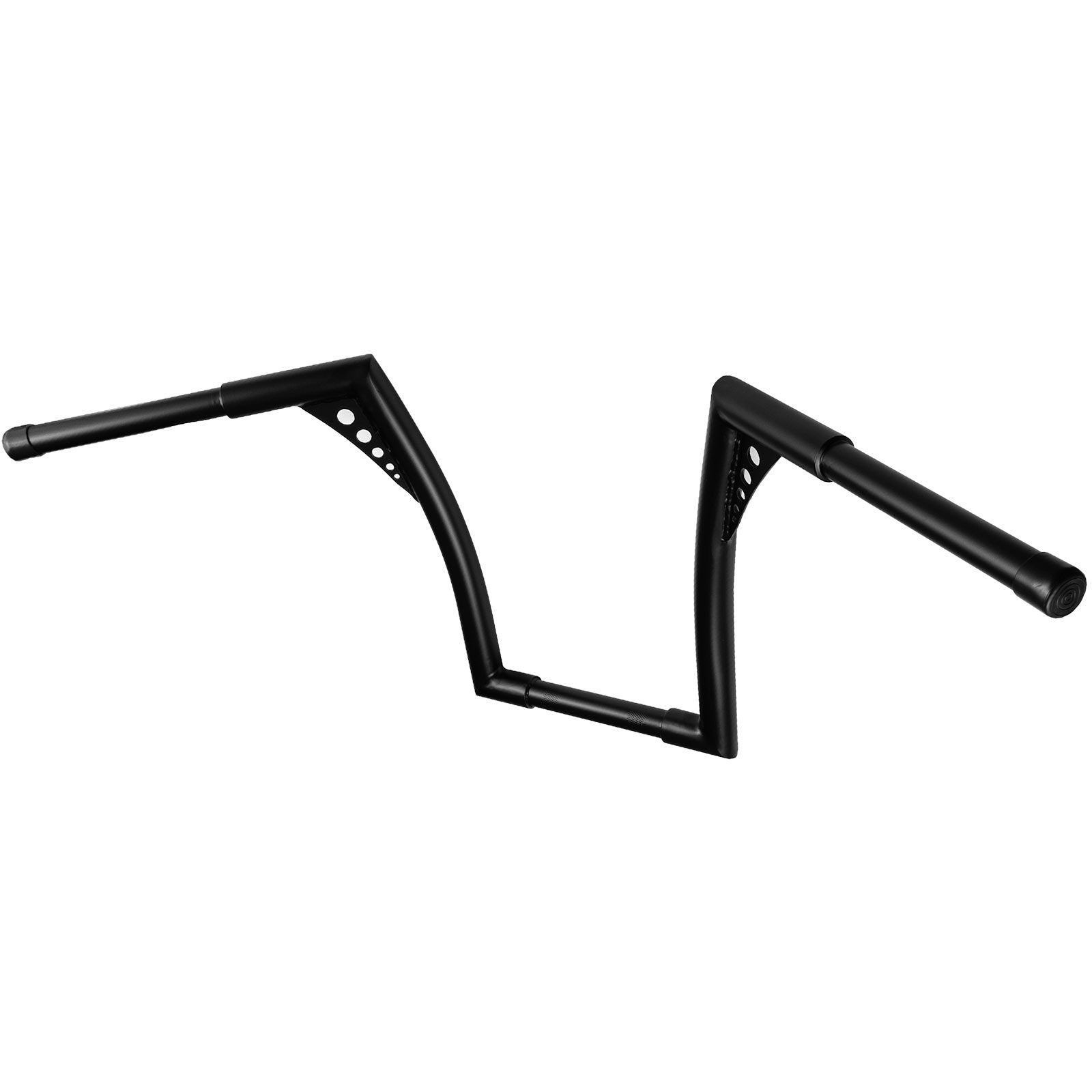 Krator 1.25" Black Handlebar with 14" Rise - Fat 1 1/4" Ape Hanger Bar For Harley Davidson Softail Fat Boy Sport Glide Street Bob Heritage