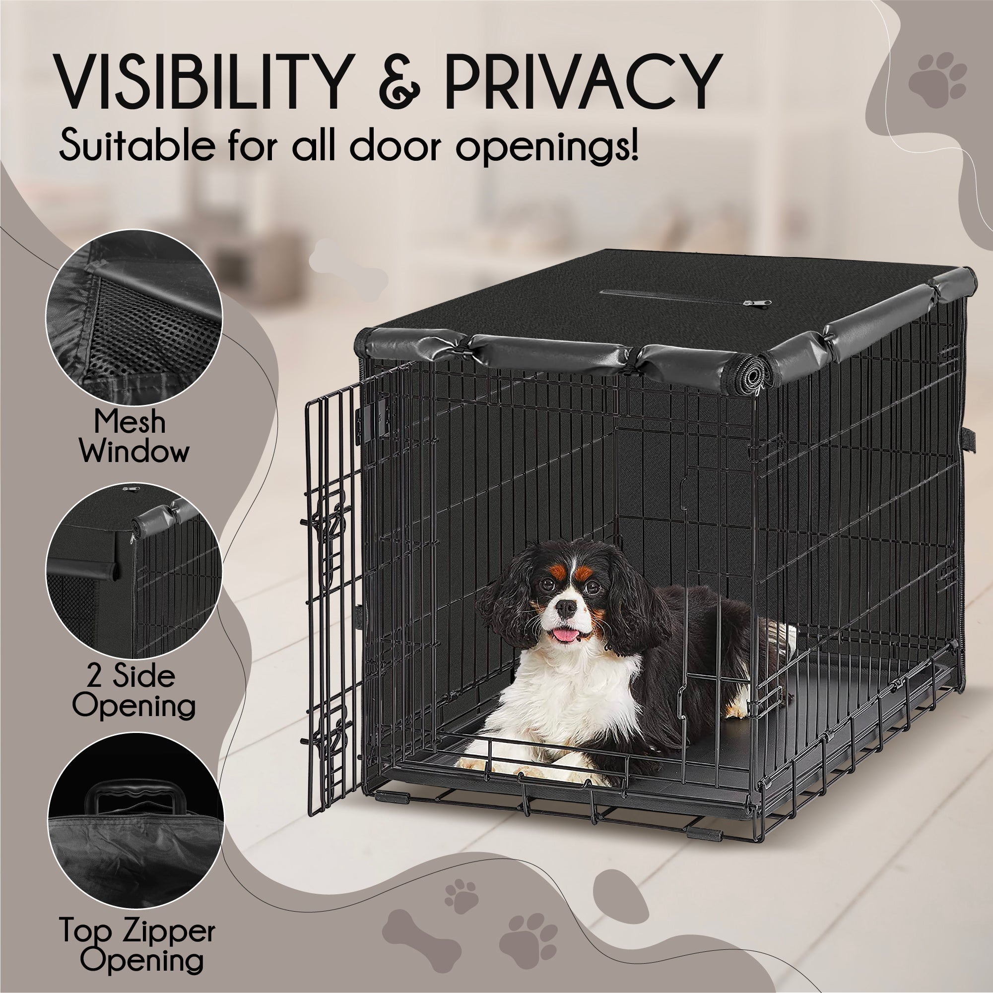 North East Harbor Waterproof Dog Crate Cover