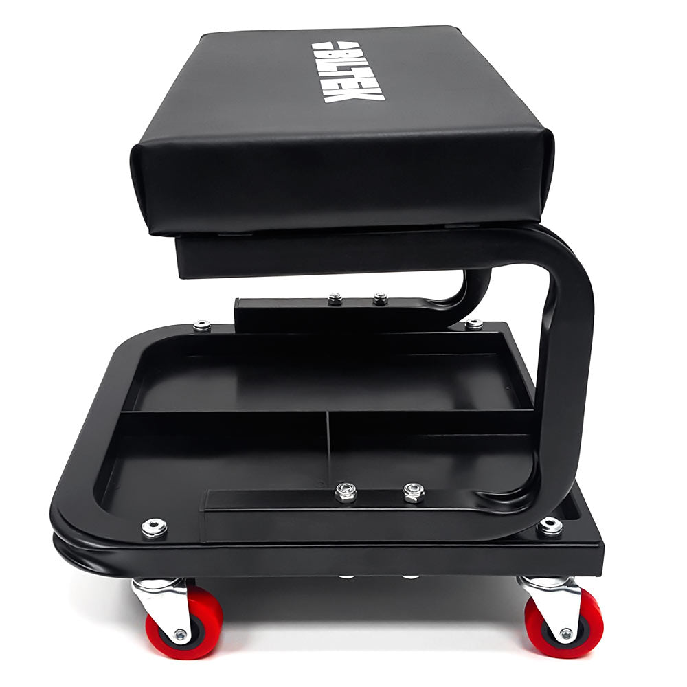 Creeper Seat Mechanics Rolling Work Stool Chair Auto Work Shop Garage Gear Tray