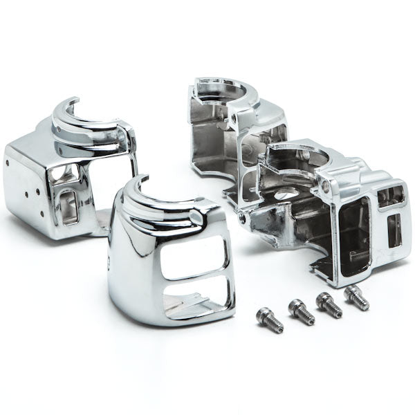 Chrome Switch Housing Cover for Harley Davidson Electra Glide FLHTCU FLTCU Road Glide King (1996-2012)