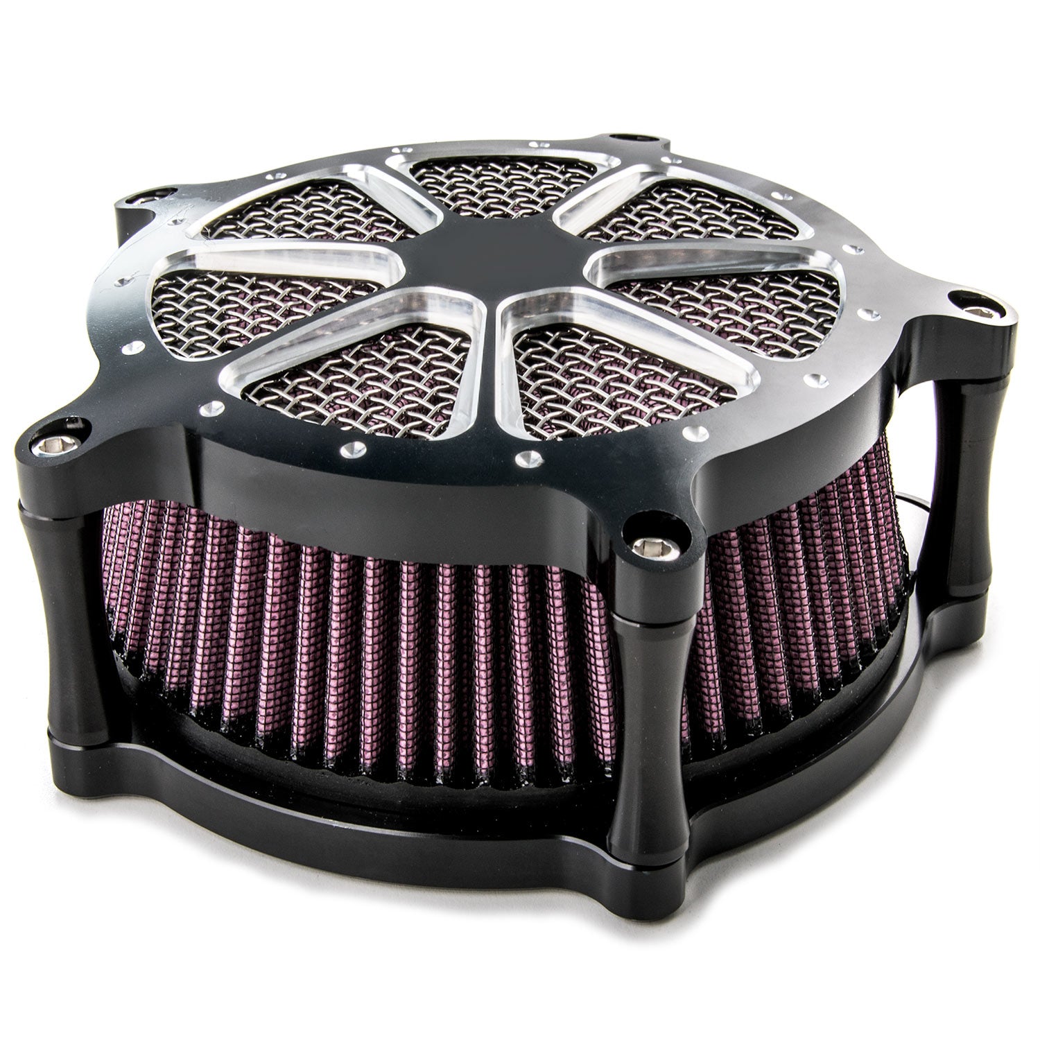 CNC Air Cleaner Kit Turbine Edge Cut Air Intake For Harley Davidson Sportster XL1200 XL883 Iron 883 Forty Eight
