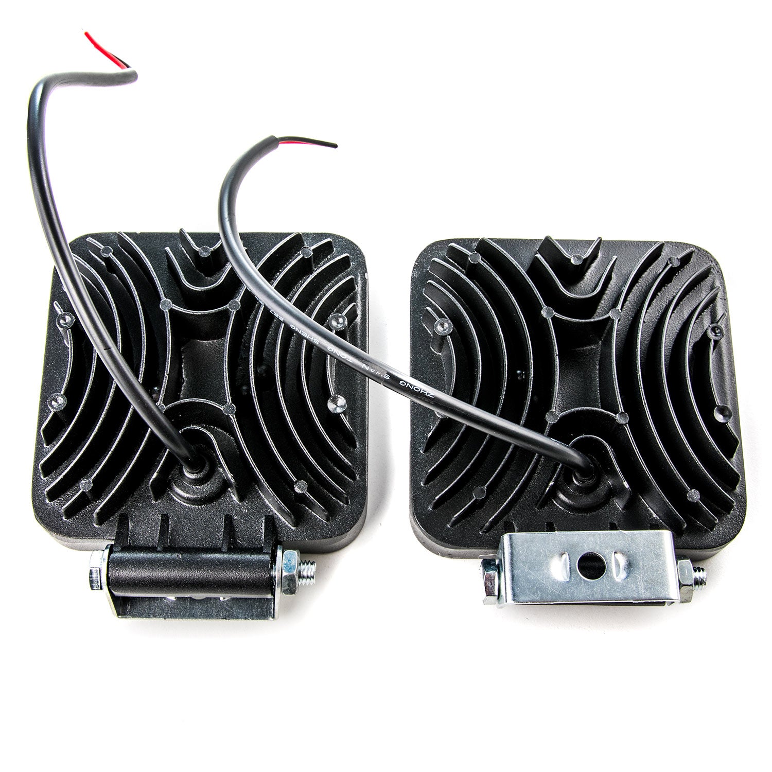 2pcs 18W Flood LED Light Square Bar Offroad Lights 4WD LED Driving Lamp Work Light Bulb Fog Lights for Truck Pickup Jeep SUV ATV UTV Waterproof