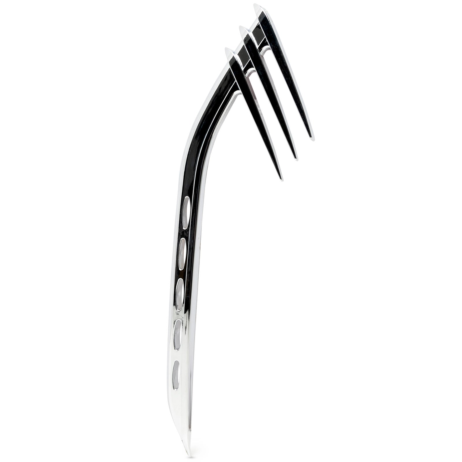 Chrome Mid-Frame Air Deflectors Accents for 2009-2019 Harley Touring Models