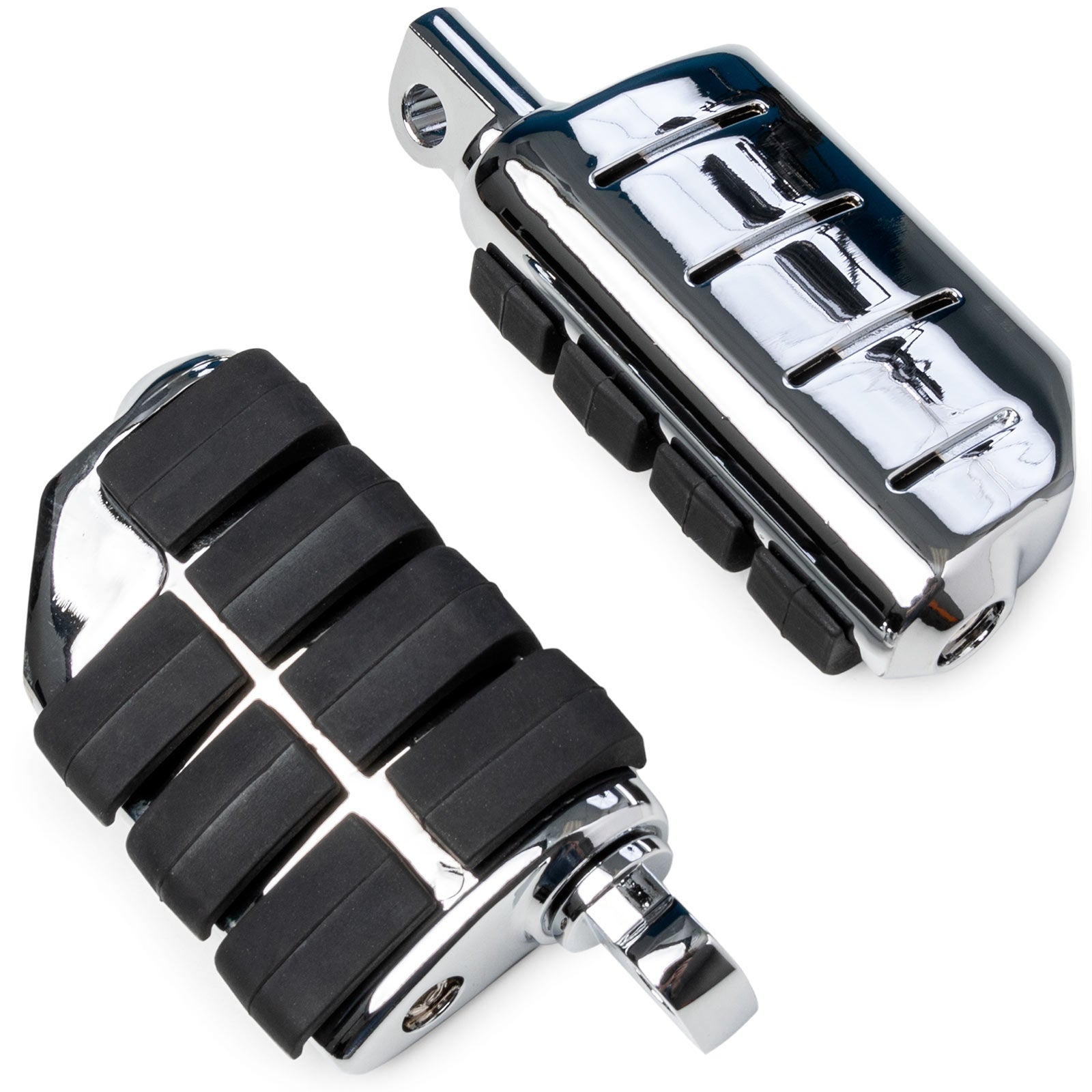 Krator Dually Style Foot Pegs Compatible with Harley Davidson