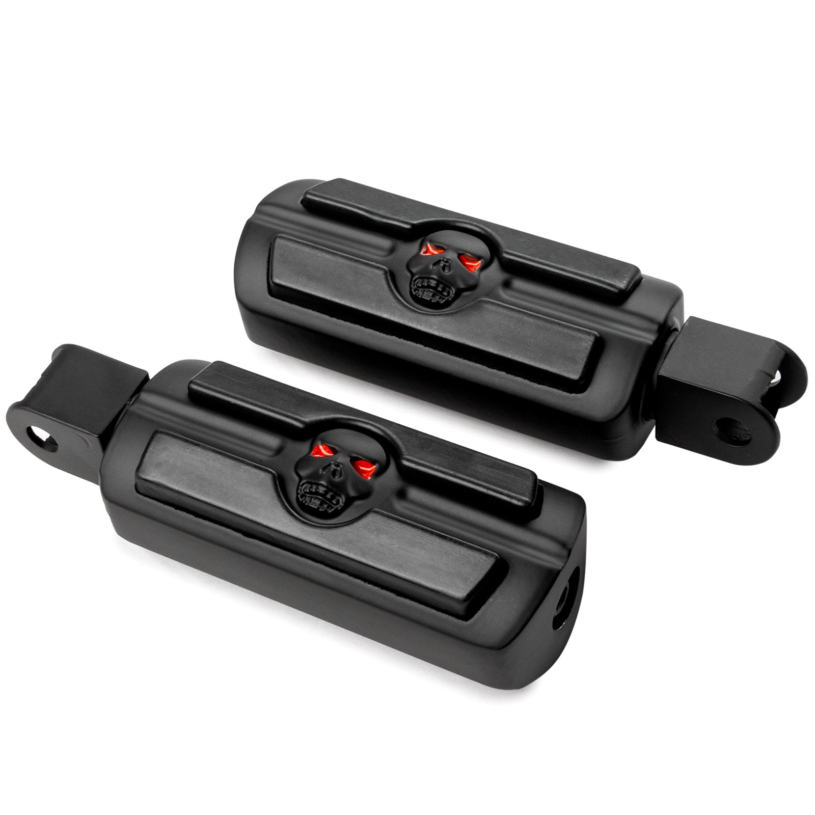 Krator Skull Foot Pegs Compatible with Honda VTX