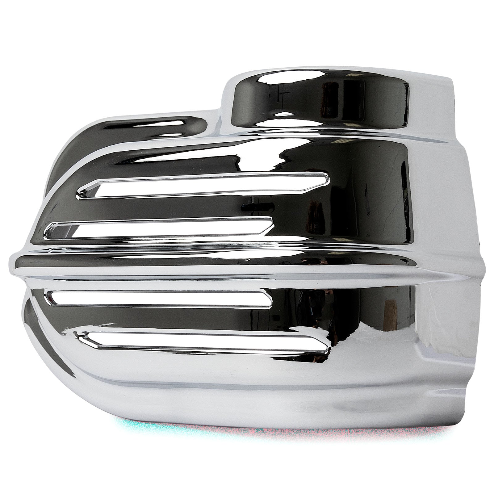 Krator Chrome Replacement Horn Cover for Harley Davidson Wolo Bad Boy Horns