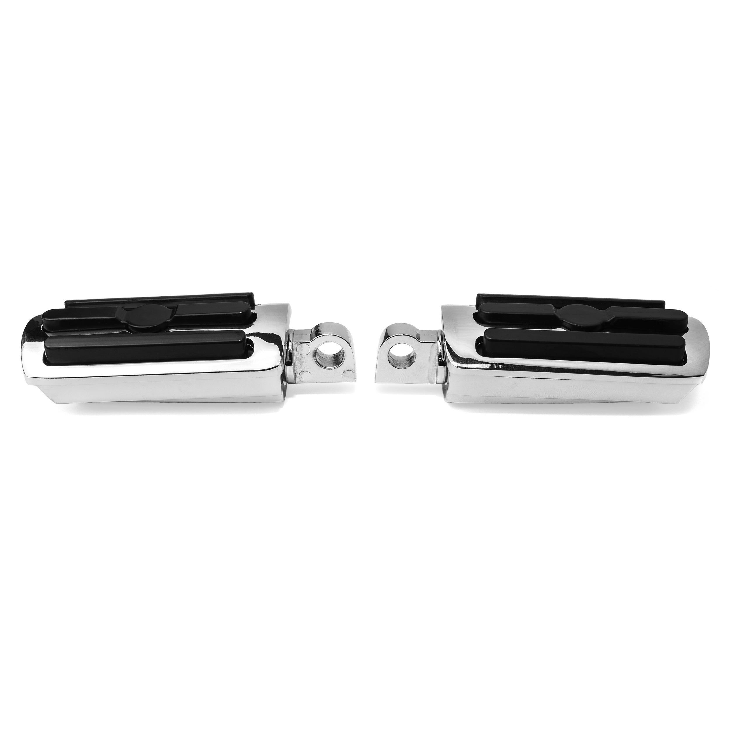 Foot Pegs Footrest Compatible with Harley Davidson Motorcycles, 1 Pair, Chrome
