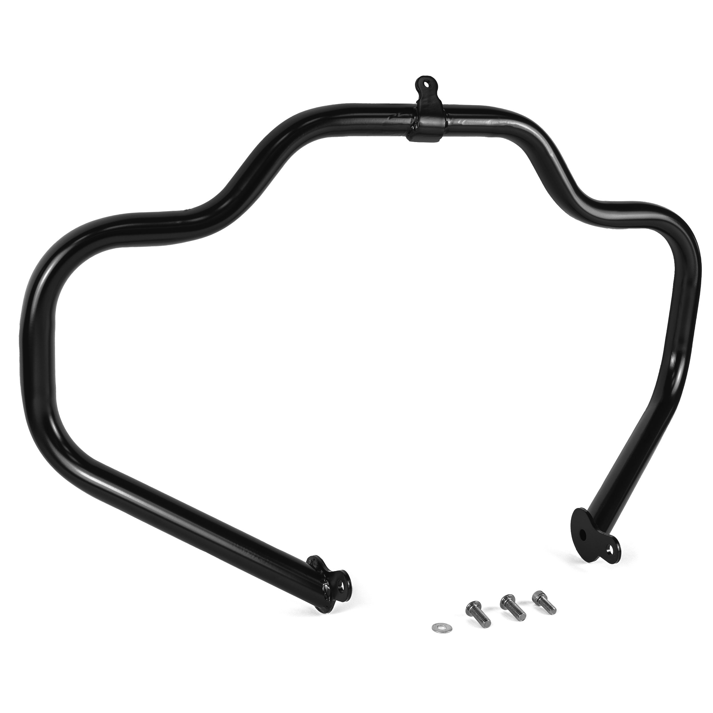 Krator Engine Guard Mustache Crash Bar Compatible with Harley Davidson Touring and Trikes