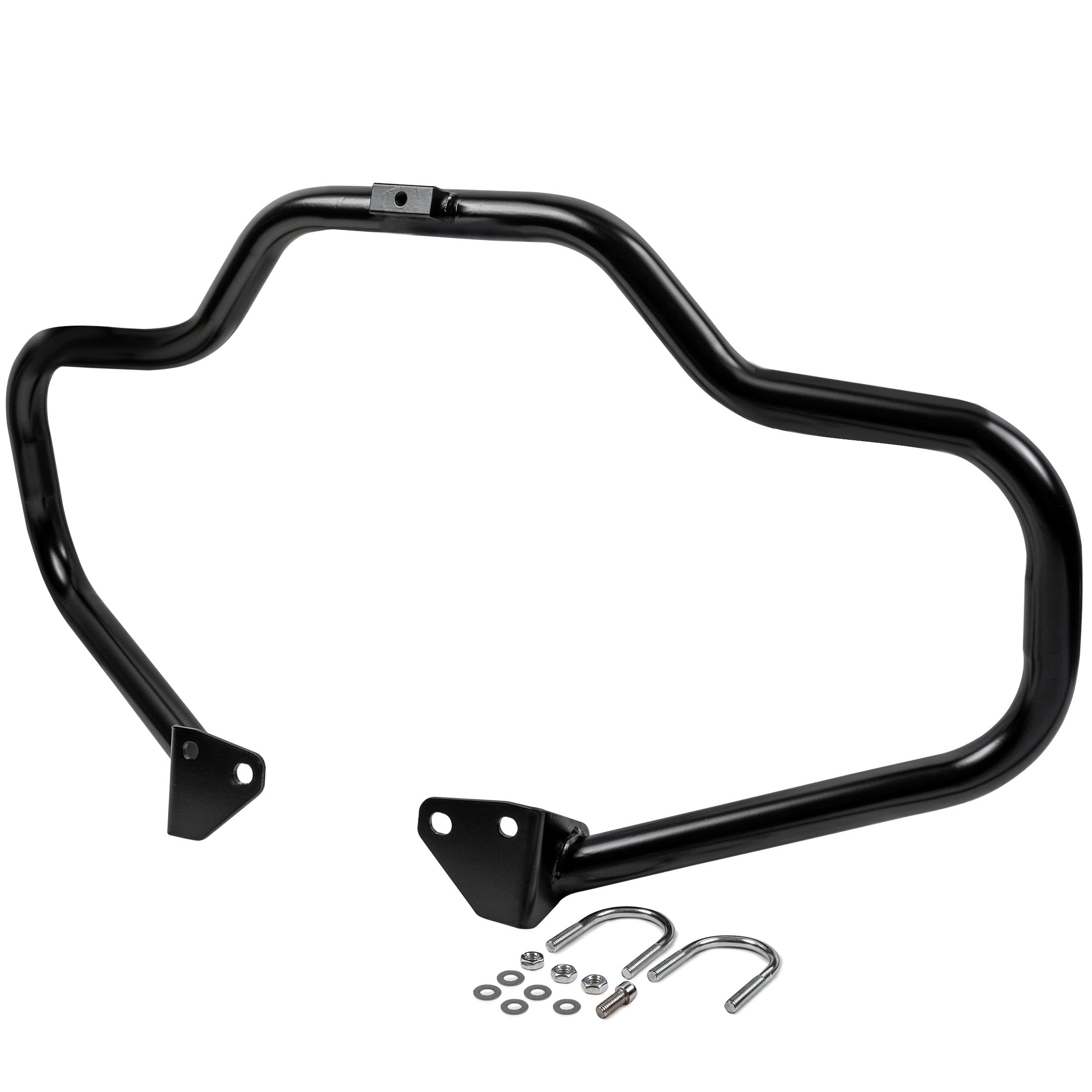 Krator Engine Guard Crash Bar Compatible with 2006-2017 Harley Davidson Dyna Models, Style B
