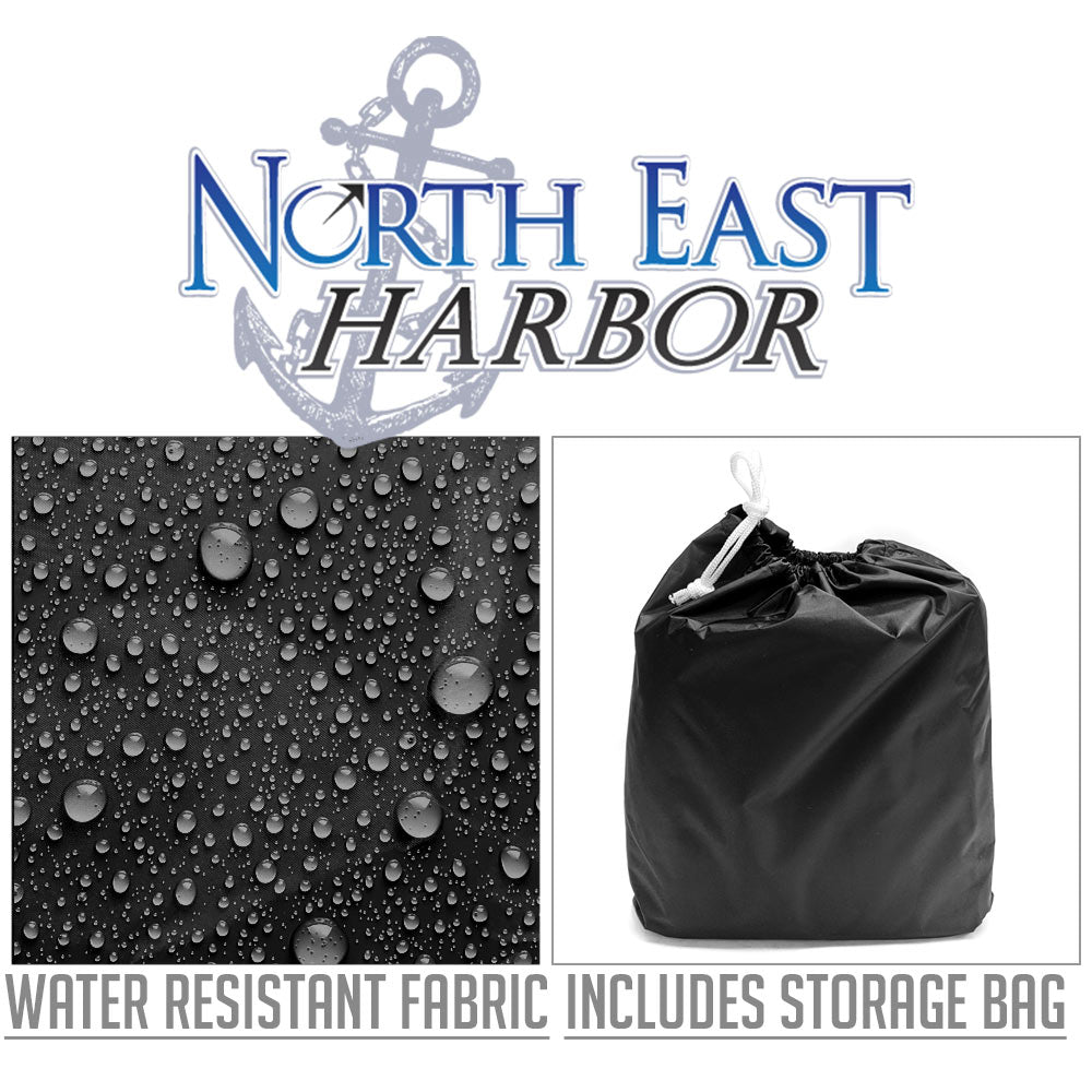 Premium Waterproof Electric Trailer Tongue Jack Cover - 14.5" x 17.5" - Black