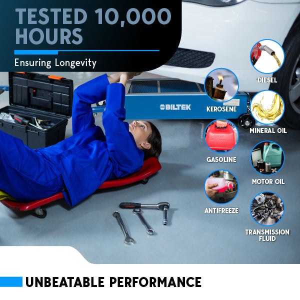 Biltek Electric 15 Gal Oil Drain Pan 110V 7.2ft Hose