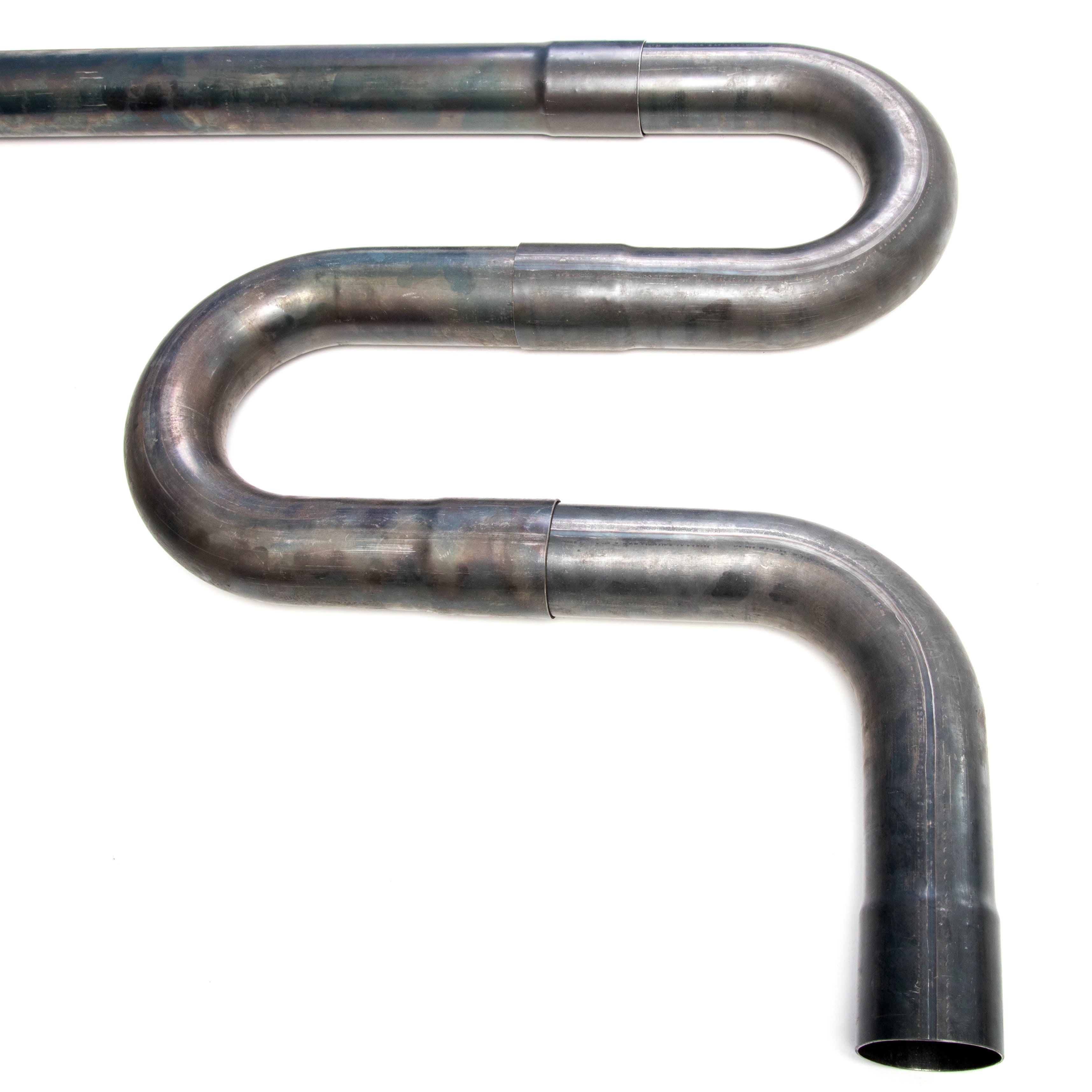 Krator 2.5" Mild Steel DIY Custom Mandrel Exhaust Pipe Straight & U-Bends Kit