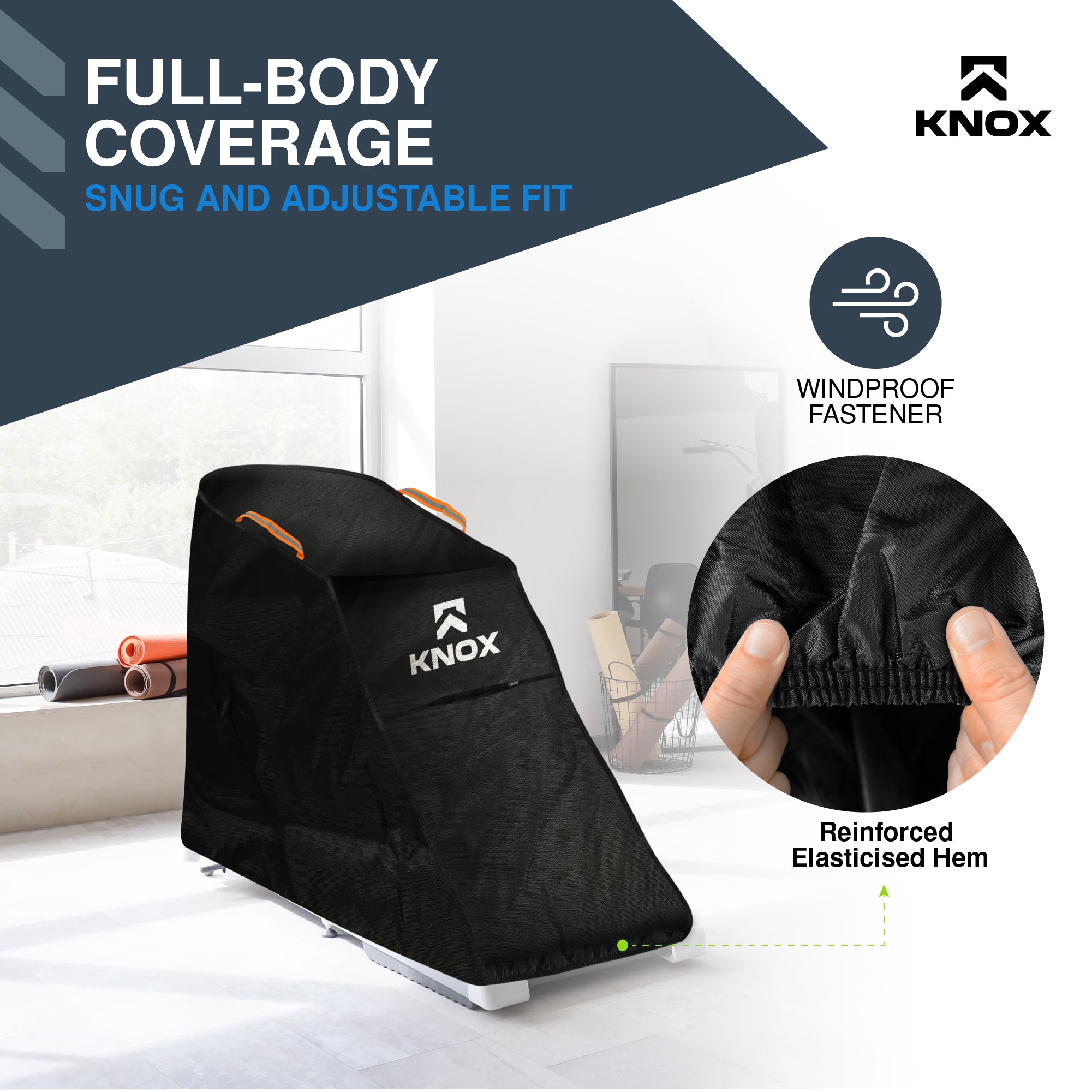 KNOX Treadmill Cover Waterproof Dustproof Protection, Made from 600D PU Fabric