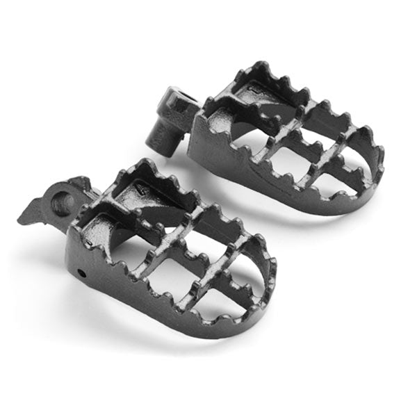 Yamaha / Gas Gas Motocross MX Gray Foot Pegs - WR250F, WR400F, YZ450F, YZ450F, Enducross EC and More! (1998-2012)