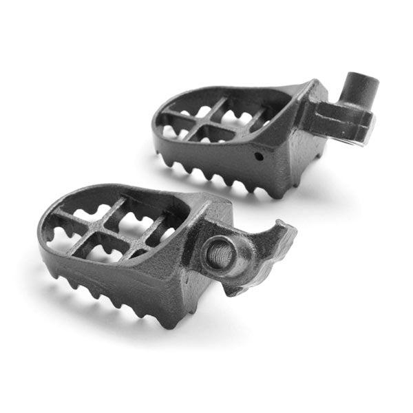 Yamaha / Gas Gas Motocross MX Gray Foot Pegs - WR250F, WR400F, YZ450F, YZ450F, Enducross EC and More! (1998-2012)