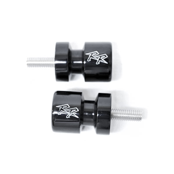 Black Honda CBR 600 954 1000 RR CBR Engraved Swingarm Spools Sliders