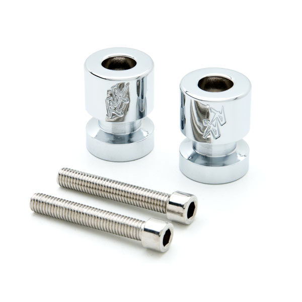 Silver Honda CBR 600 954 1000 RR CBR Engraved Swingarm Spools Sliders