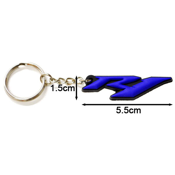 Yamaha YZF R1 YZFR1 Keychain Key Ring Fob Logo Decal