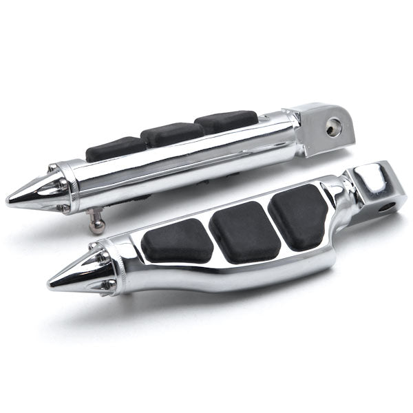 Honda / Kawasaki / Suzuki / Yamaha NEW Stiletto Rear Foot Peg Foot Rests Chrome