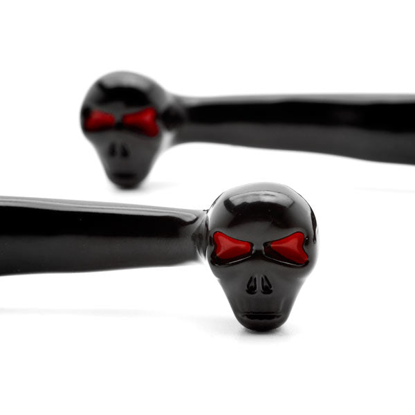 Honda Black Brake / Clutch Skull Hand Levers - Shadow CBR 600 F2-F4i 900RR and More! (1987-2013)