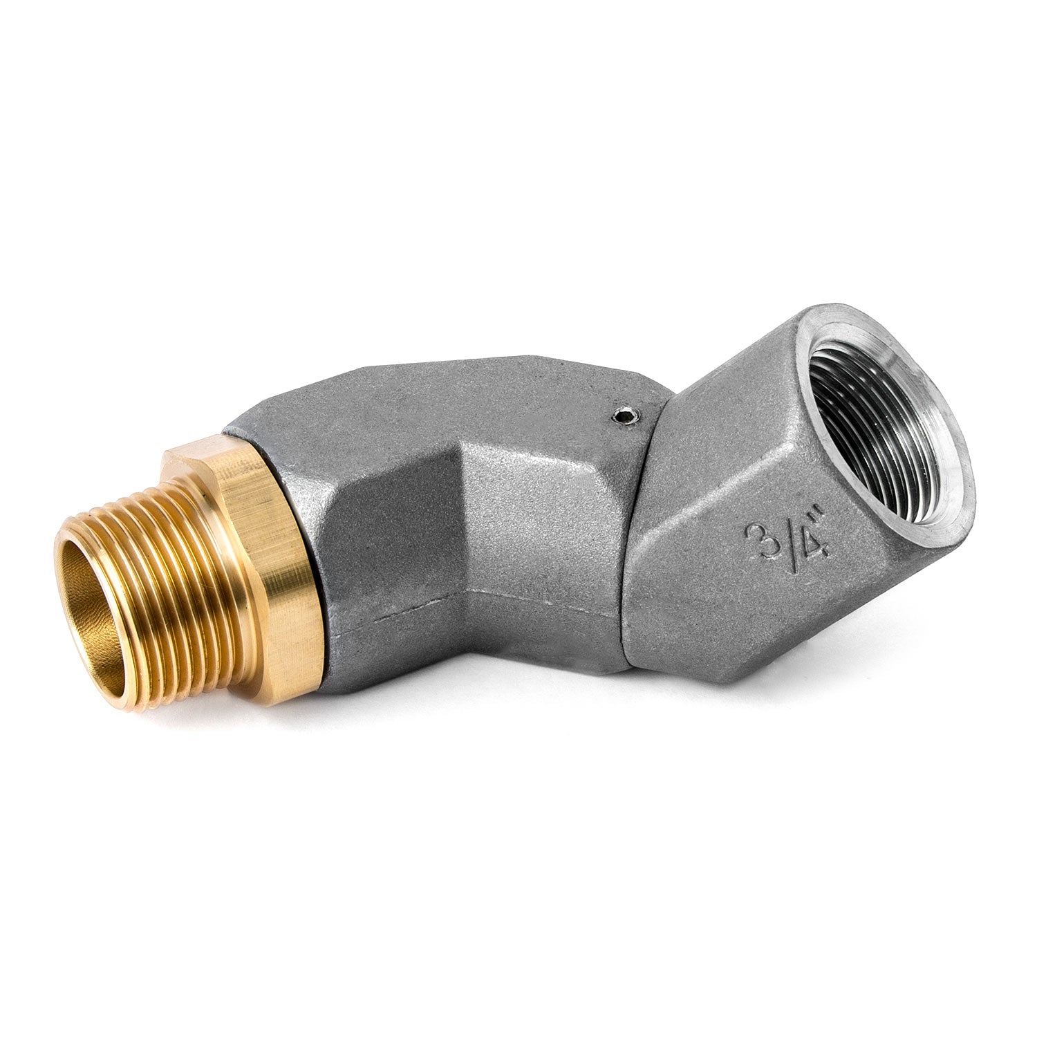 3/4" Fuel Transfer Hose Swivel Adapter - Prevents Twisting, Binding, and Kinking