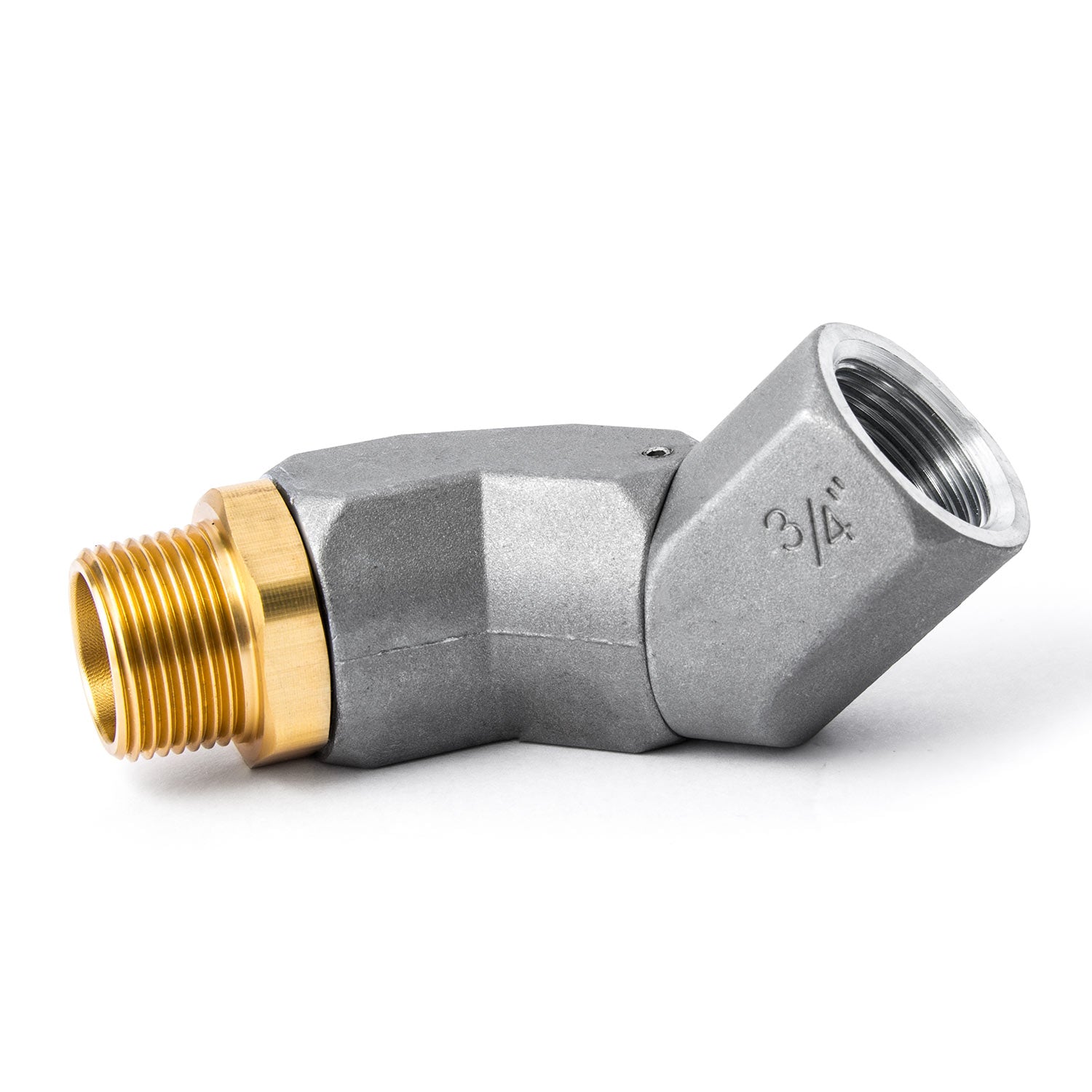 3/4" Fuel Transfer Hose Swivel Adapter - Prevents Twisting, Binding, and Kinking