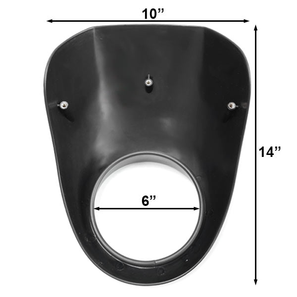 Headlight Fairing Custom Black Cafe Visor Bracket For Harley Davidson Sportster