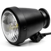 4.25" Mini Headlight w/ High and Low Beam + Fog Lights LED Bulb Black Housing