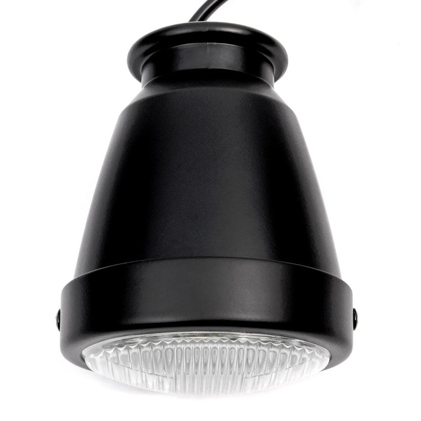 4.25" Mini Headlight w/ High and Low Beam + Fog Lights LED Bulb Black Housing